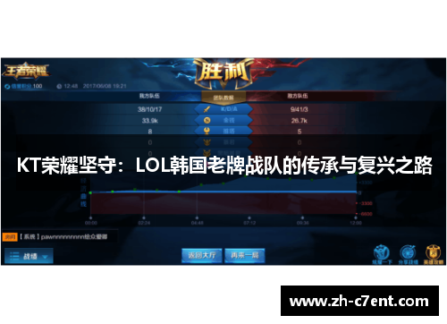 KT荣耀坚守：LOL韩国老牌战队的传承与复兴之路